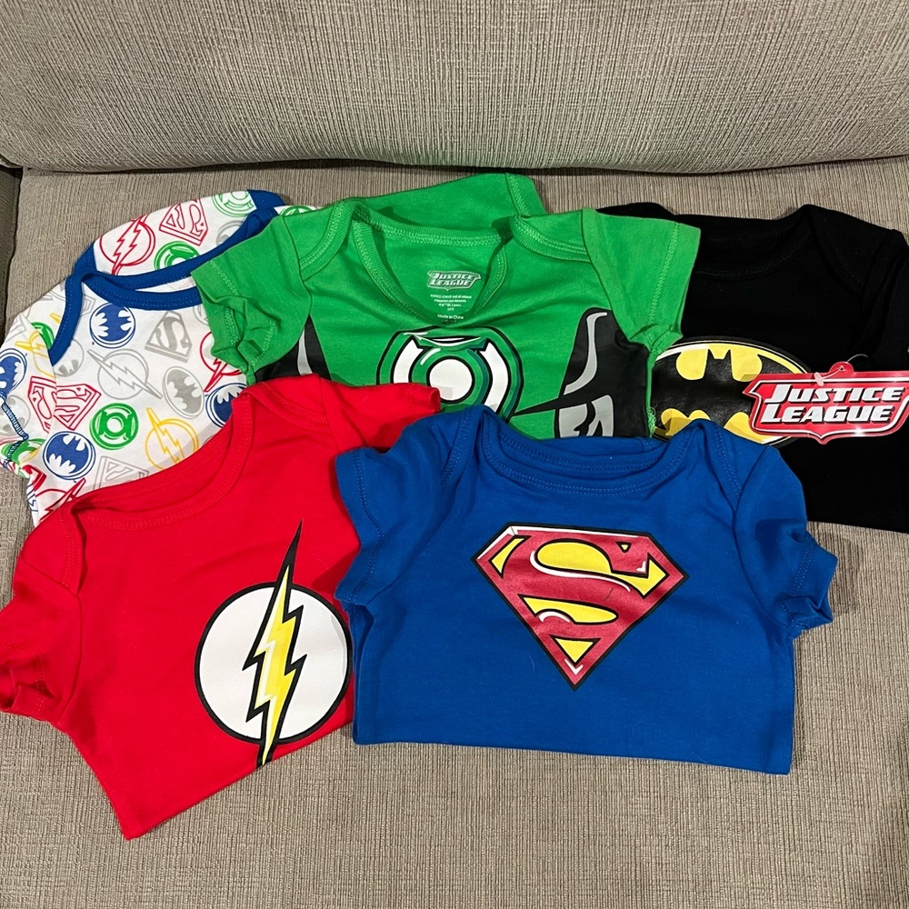 Justice league boys onesie